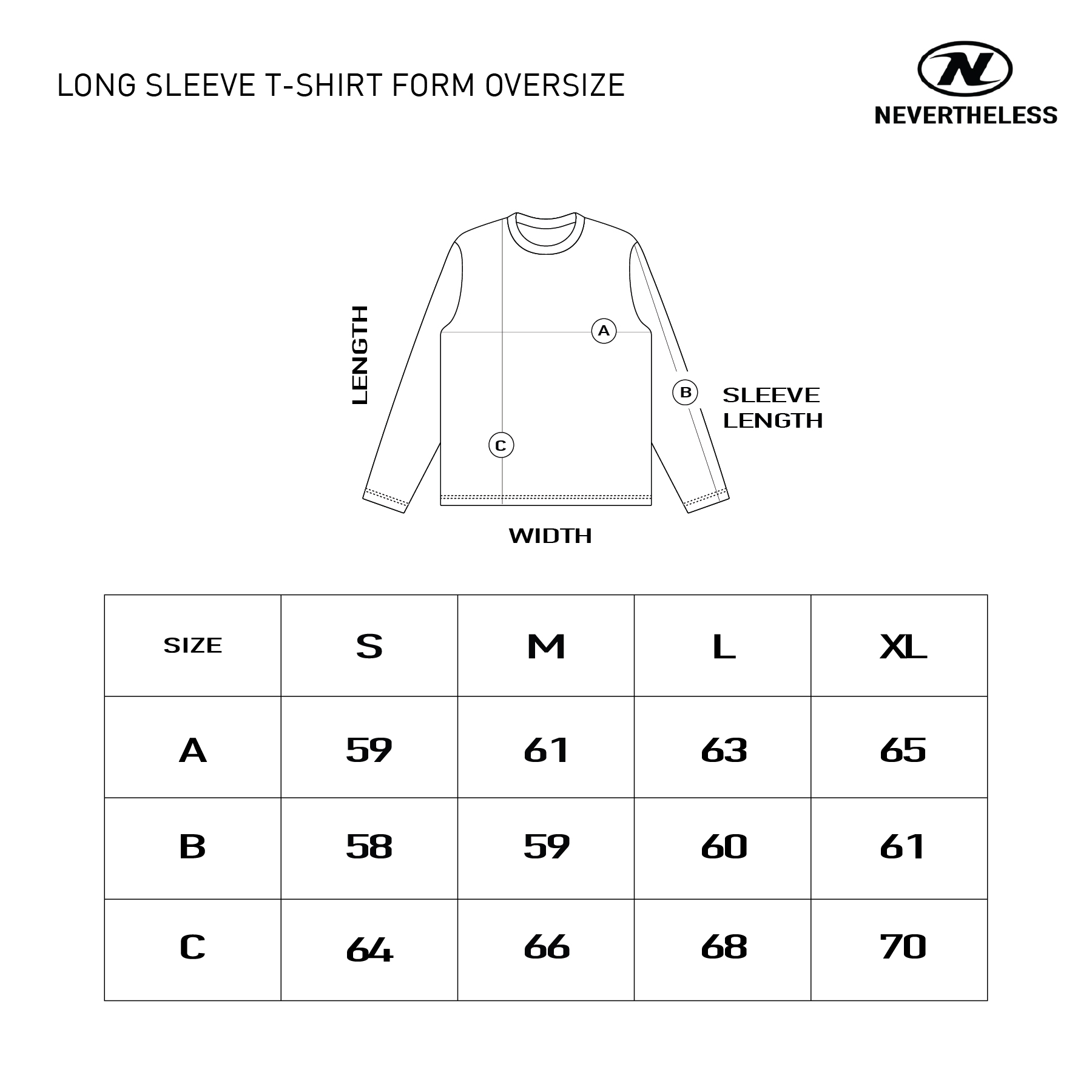 LONG SLEEVE T SHIRT   OVERSIZE